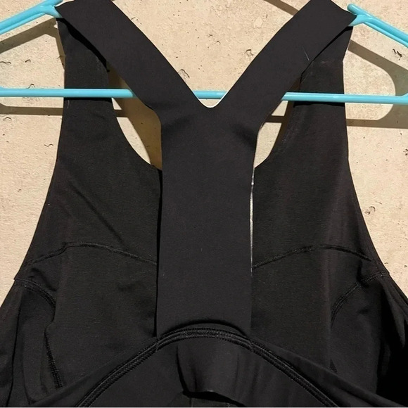 Lululemon Fast & Free Sports Bra Nulux Black Size 12 Unpadded Yoga W2AMIS - Picture 4 of 10